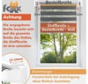 Foxx Doppelrollo Klemmfix Weiss 50x140 cm Bild 3