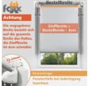 Foxx Seitenzugrollo Blackout Creme 50x140 cm Verdunkelnd Bild 3