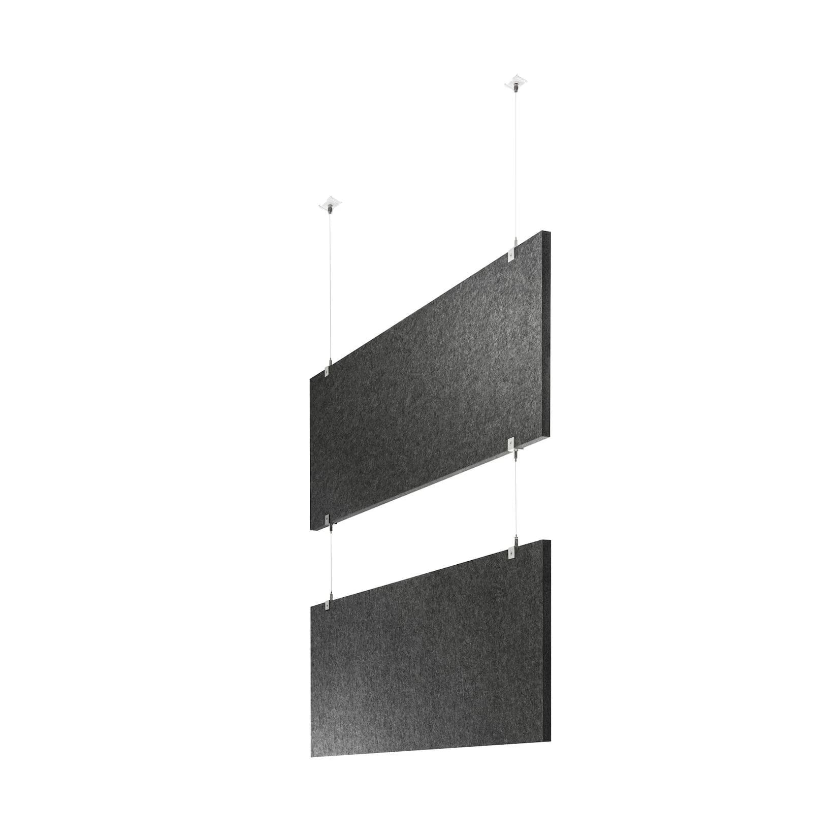 baffel multiple-Set - Deckenträger Odenwald - 3-fach Anthrazit
