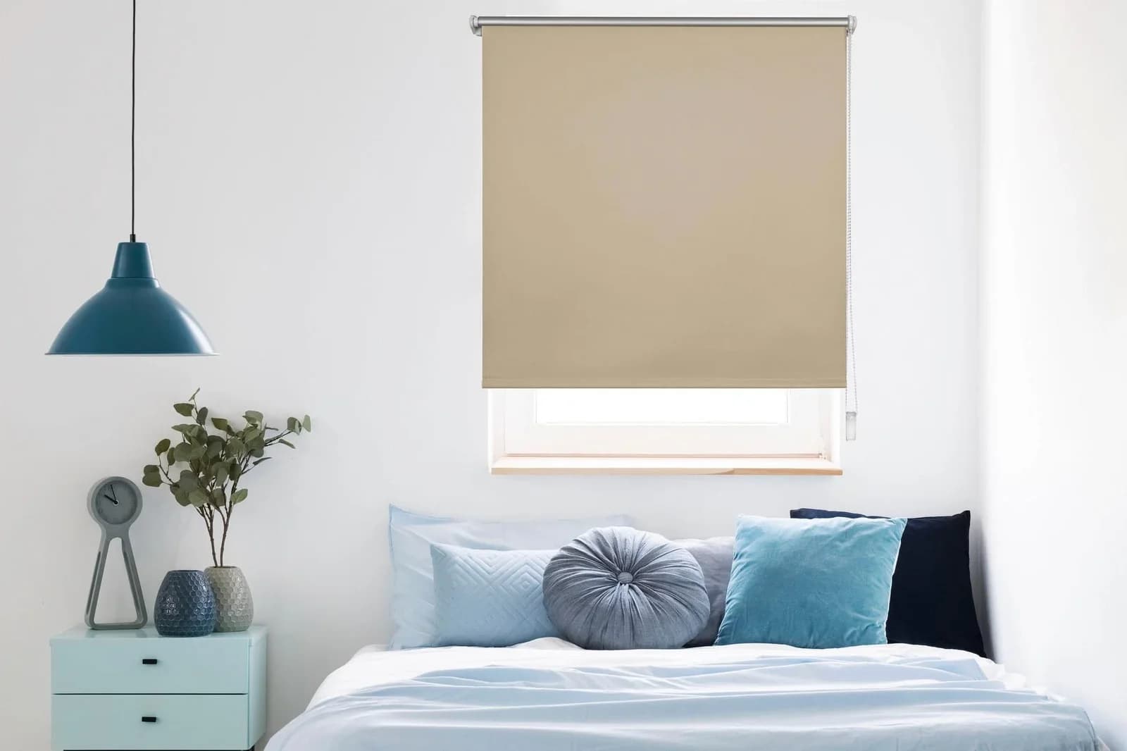 Seitenzugrollo MYDECO Thermo Win Rollo Beige