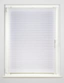 MYDECO Plissee Free Weiß Sichtschutz 40x100cm Bild 1