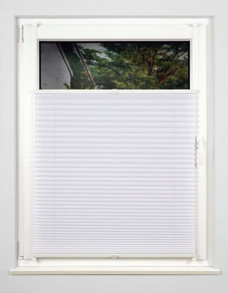 MYDECO Plissee Free Weiß Sichtschutz 40x100cm - Bild 3