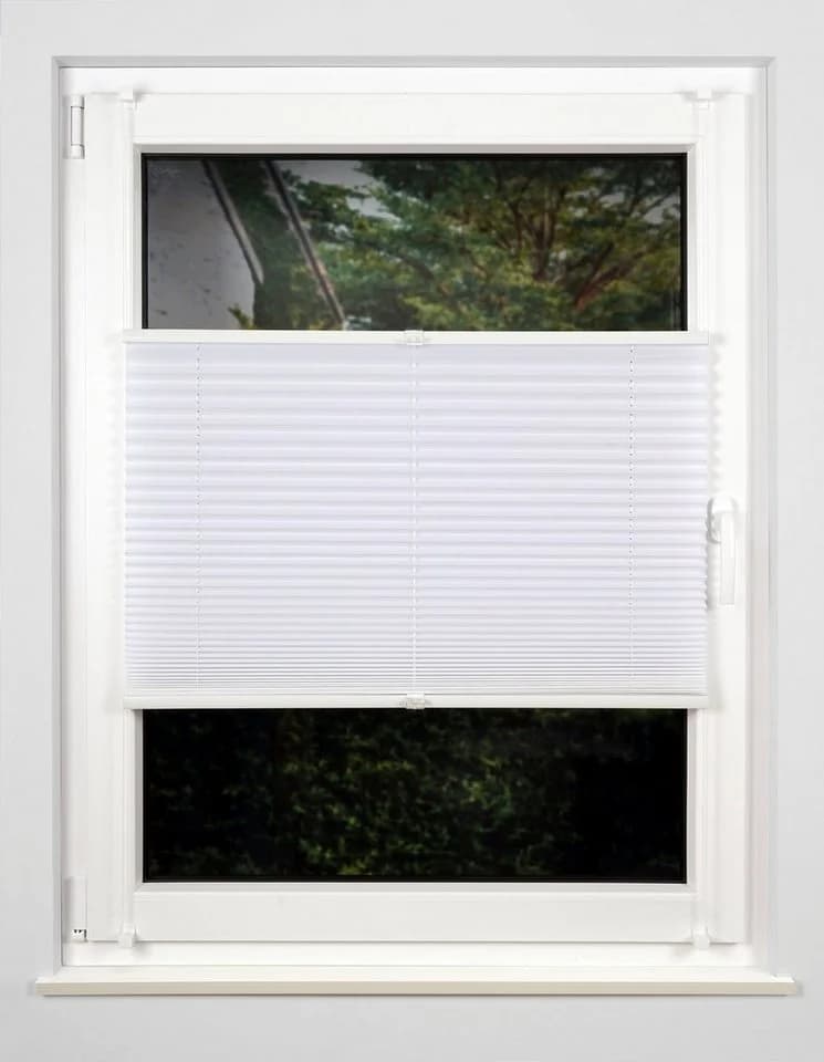 MYDECO Plissee Free Weiß Sichtschutz 40x100cm - Bild 4