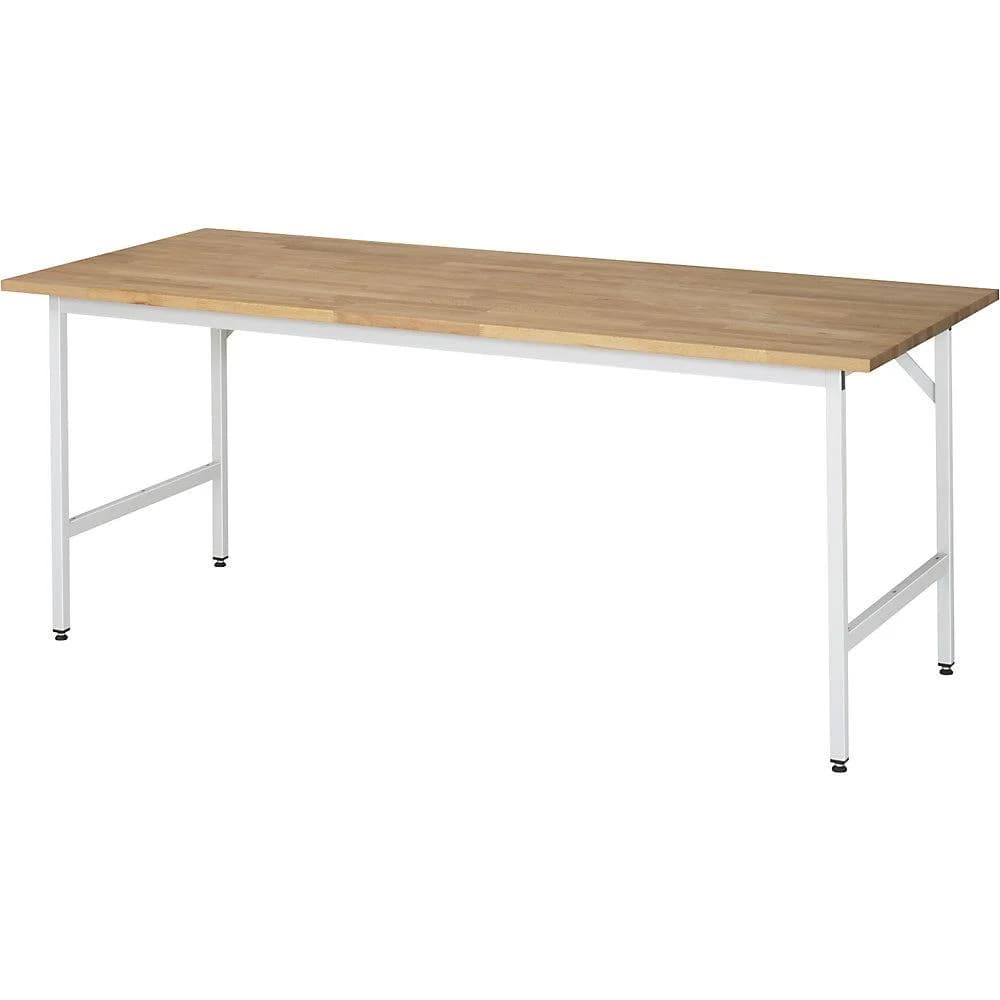 Rau Arbeitstisch Buche 2000x800x800-850mm - Bild 2