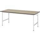 Rau Arbeitstisch Serie Jerry Basic J, MDF-Platte, Lichtgrau Bild 2