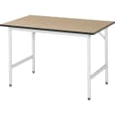 Rau Arbeitstisch Serie Jerry Basic J, MDF-Platte, Lichtgrau Bild 1