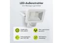Goobay LED Flutlichtstrahler 30 W mit Bewegungsmelder Neutralweiß Bild 1