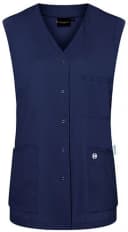 Karlowsky Fashion Kittelschürze Ärmelloser Damenkasack Essential Navy Bild 2