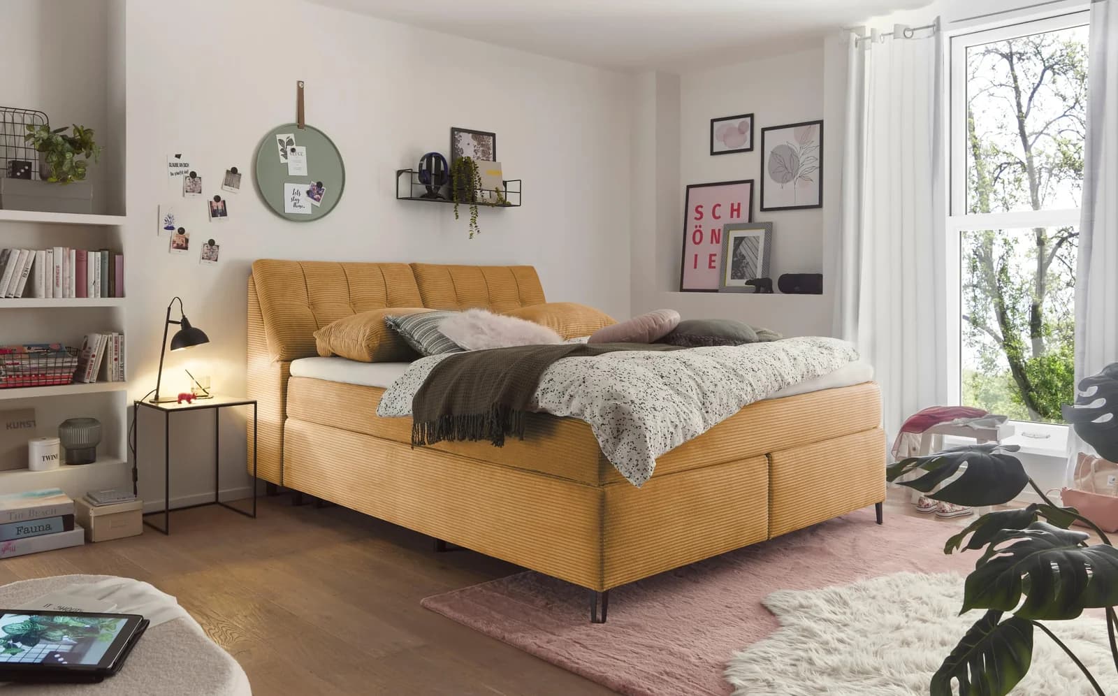 Boxspringbett Fairfield Set One by Musterring Senfgelb