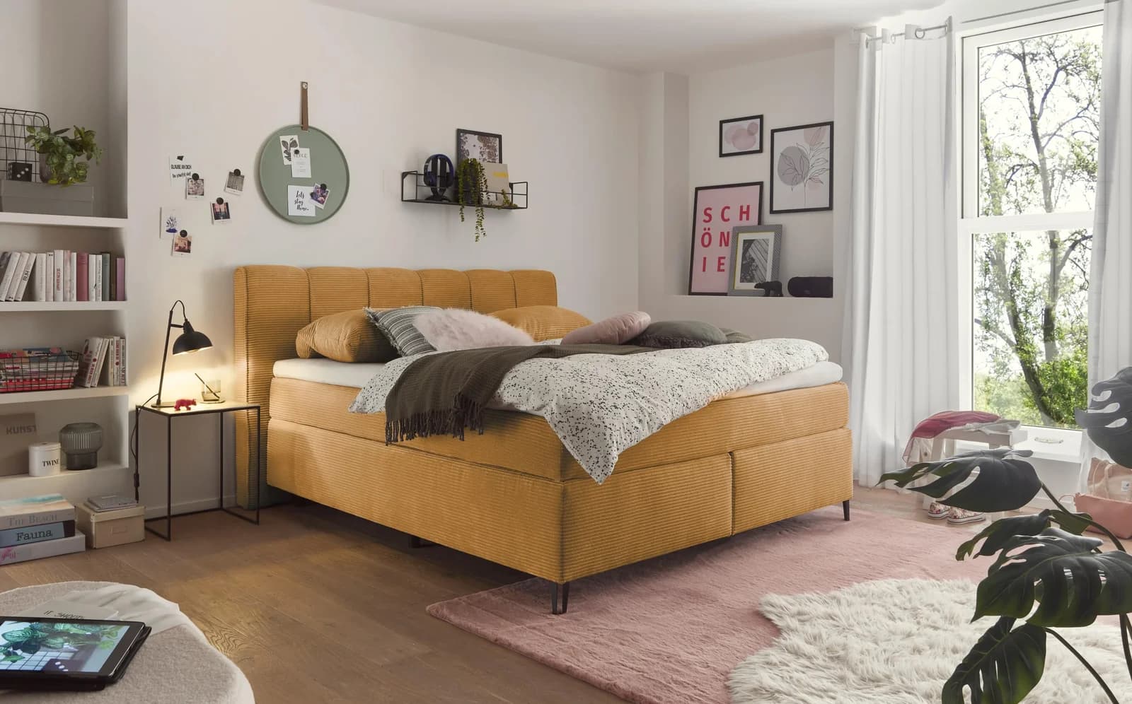 Boxspringbett Fairfield Set One by Musterring Senfgelb