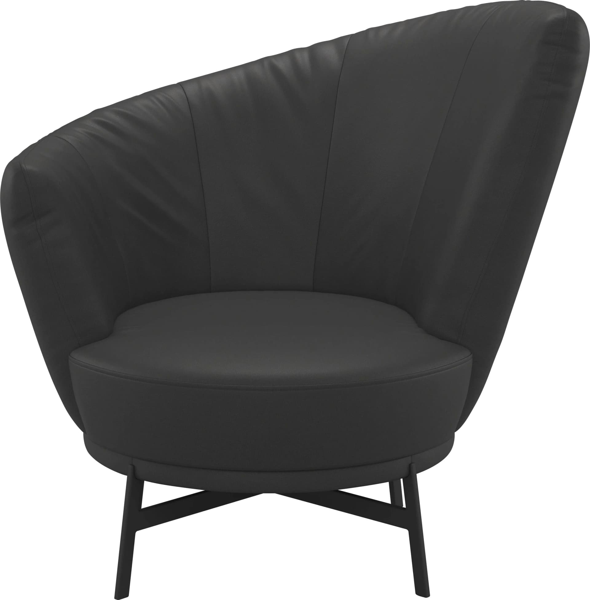 Drehsessel Kleo von Musterring Grau 360° Drehfunktion