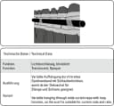 SEHLBACH Gardine Grau Blockstreifen mit Schlaufen Bild 5