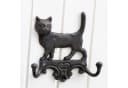 Dragimex Kleiderhaken Katze aus Gusseisen Bild 1