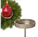 Dragimex Adventsleuchter Aluminium Kerzenhalter Bild 1
