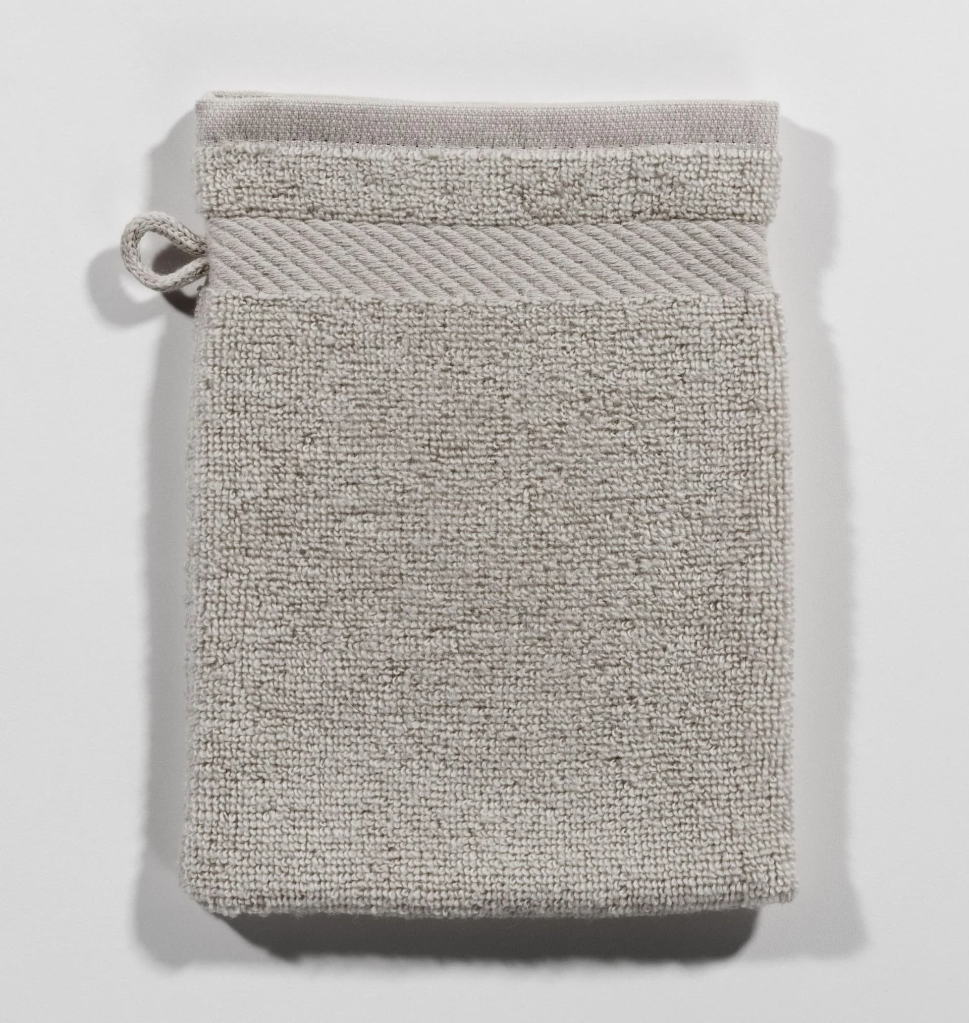 Casa Nova Waschhandschuh MICRO Grau Baumwolle