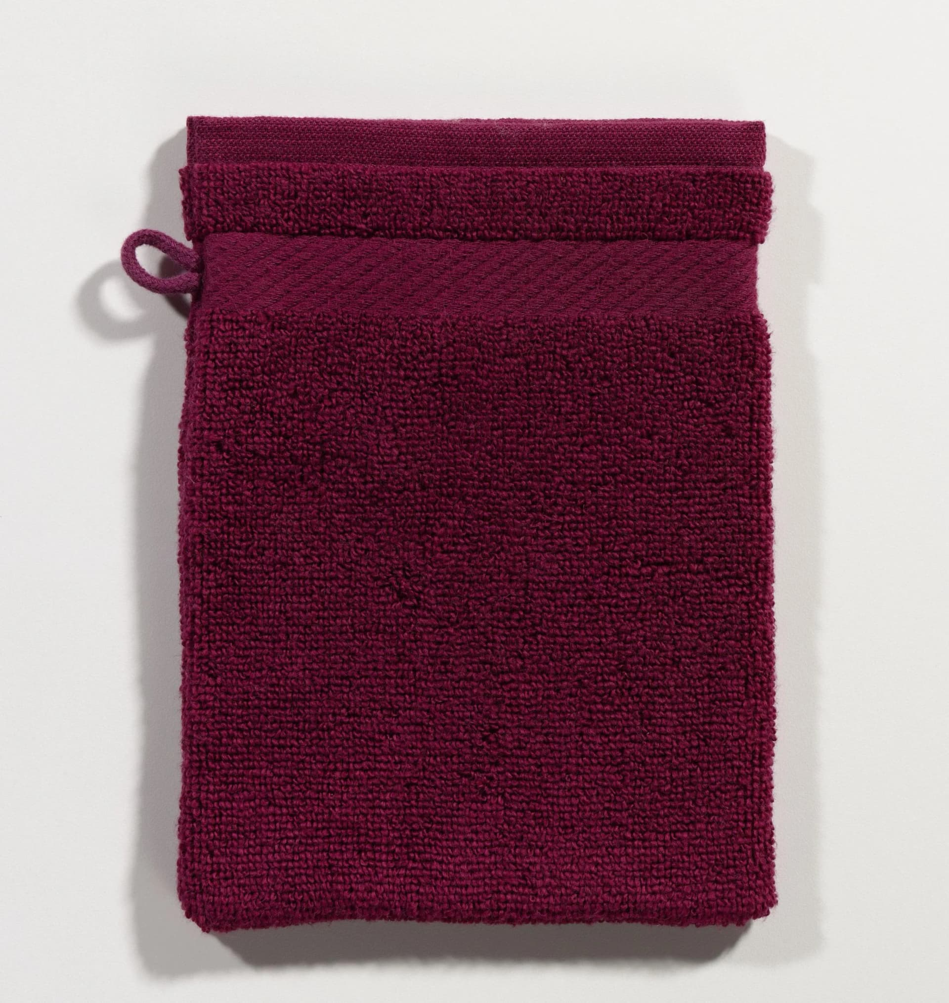 Casa Nova Waschhandschuh MICRO Rot 100% Baumwolle