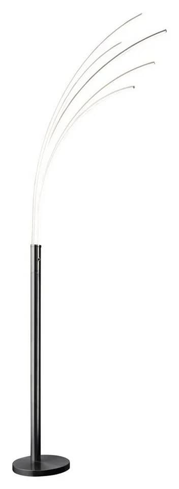 casa NOVA LED Bogenlampe ECLIPSE 5-flammig Dimmfunktion Silbergrau - Bild 2