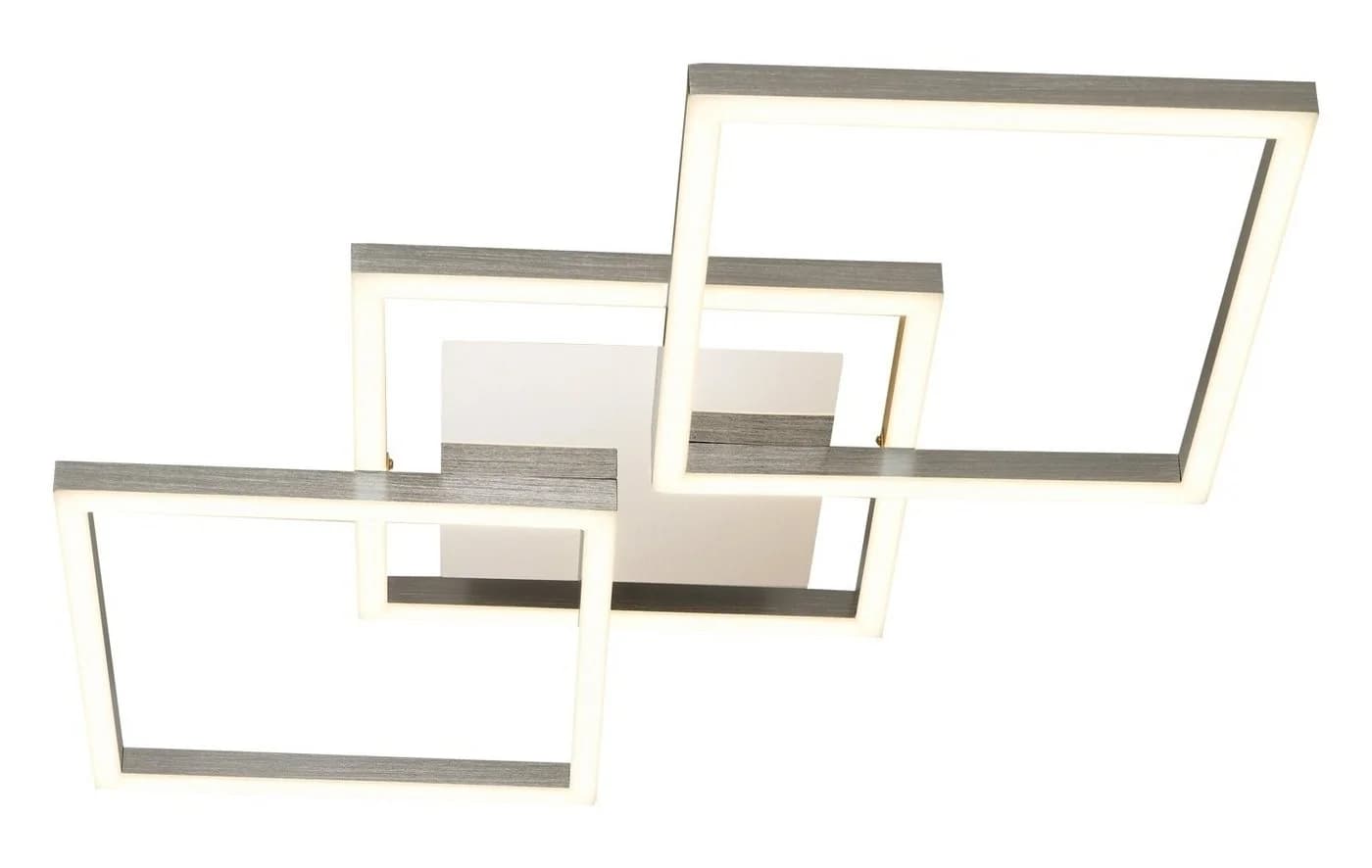 casa NOVA LED Deckenleuchte JALU 3-flammig Silber Aluminium Dimmbar - Bild 2