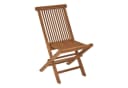 Outdoor Klappstuhl RIVA Braun Teakholz Massiv Klappbar Bild 2