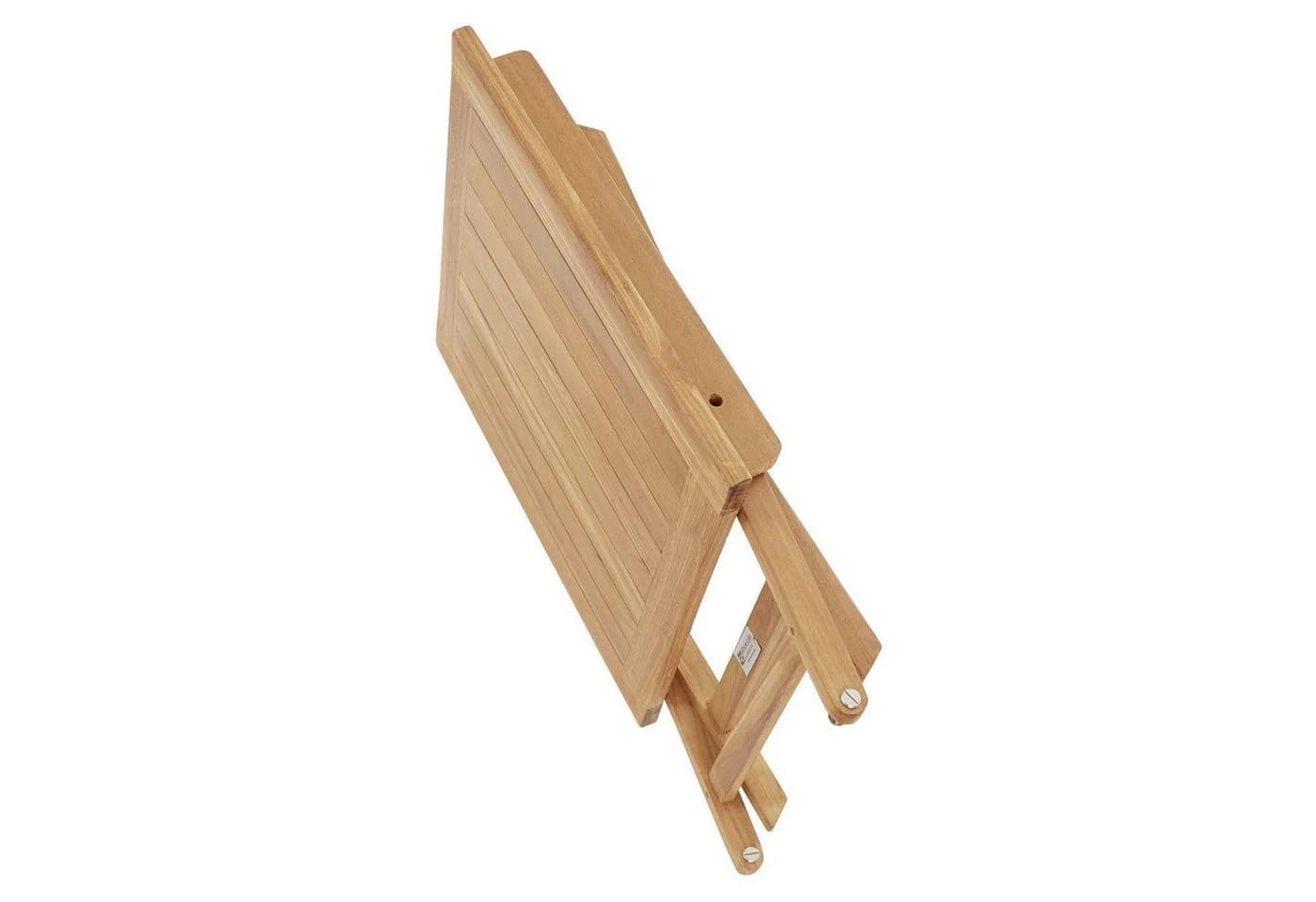 Outdoor Beistelltisch RIVA Braun Teakholz Klappbar - Bild 3