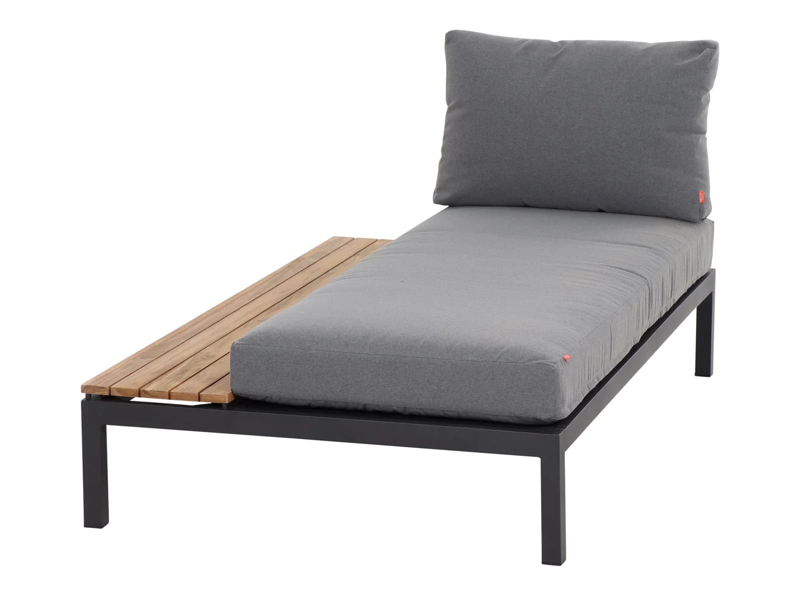 Recamiere SIENA GARDEN ALVIDA Aluminium Schwarz