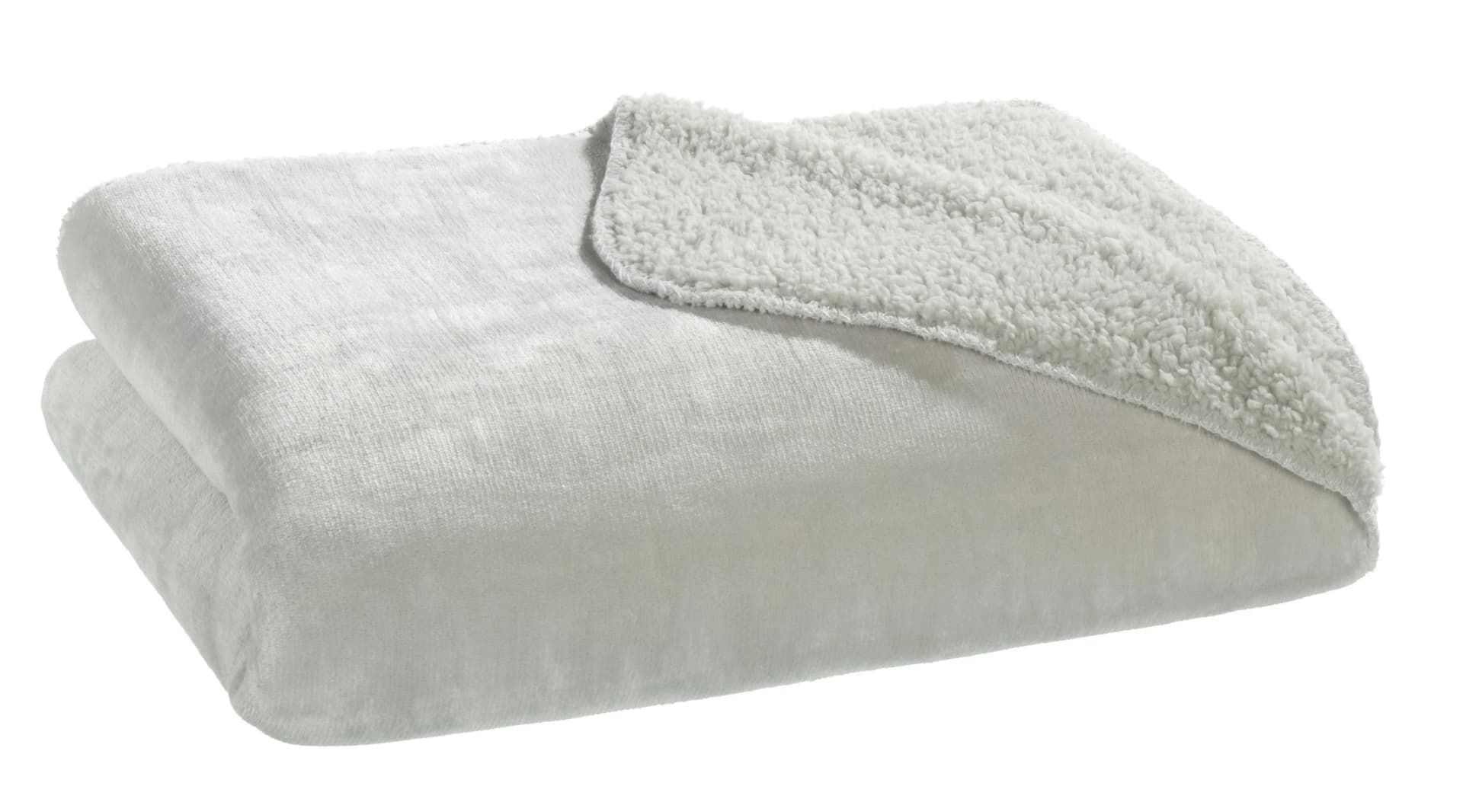 Casa Nova Schaffelldecke SEBASTIAN Hellgrau Polyester