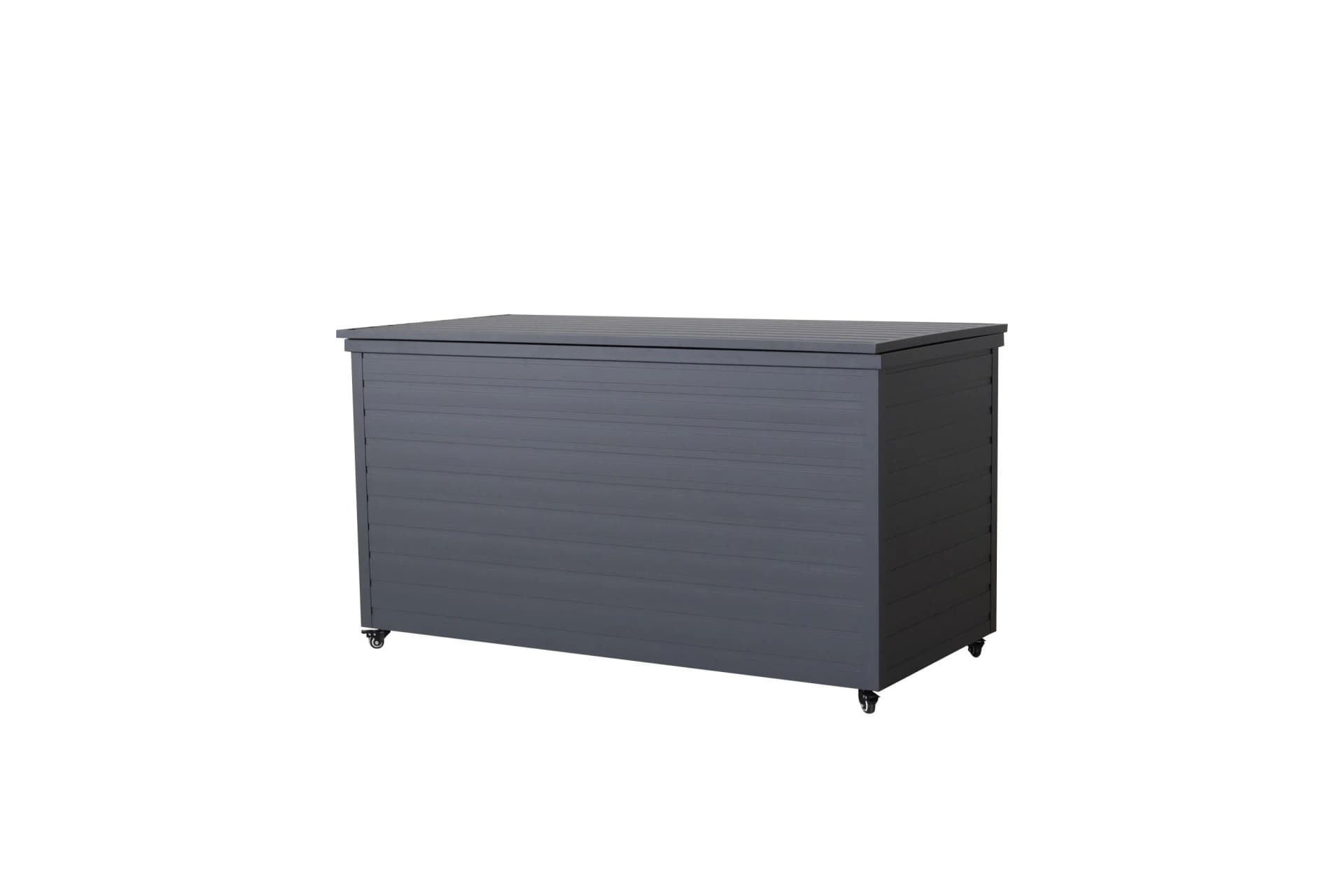Gartentruhe Outdoor Halmstad Aluminium Anthrazit matt Grau