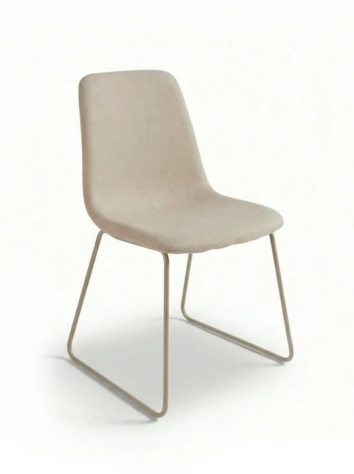 faee Polsterstuhl Dromme Beige Metallgestell - Bild 2