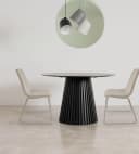 faee Polsterstuhl Dromme Beige Metallgestell Bild 3