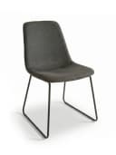 faee Polsterstuhl Dromme Grau Metallgestell Bild 2