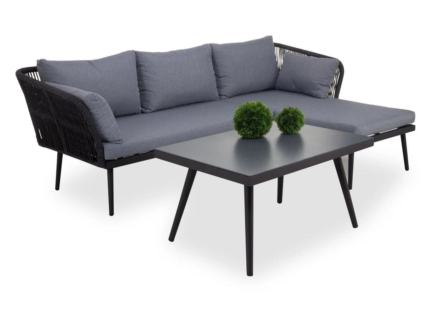 Outdoor Gartenlounge-Set SUNERA 3-tlg. Grau - Bild 2