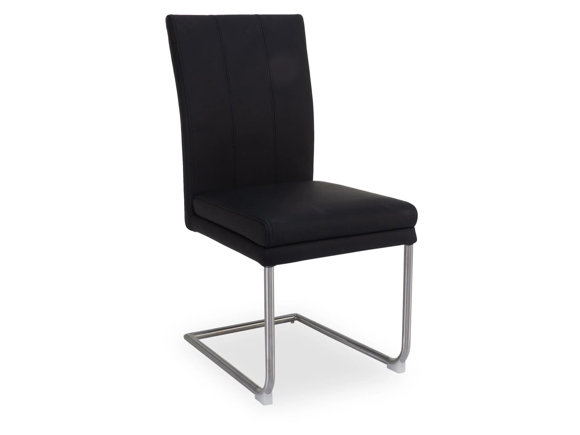 Freischwinger Harper DARNA Leder Schwarz