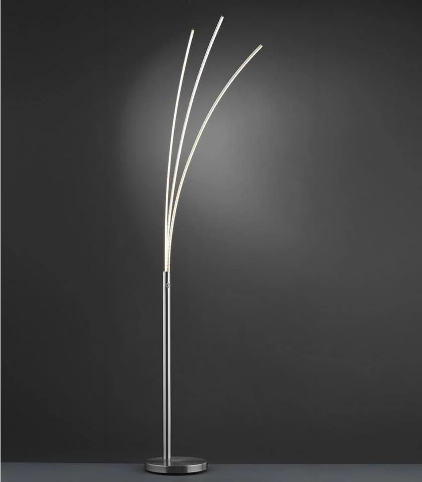 casa NOVA LED Stehlampe TRISTAR 3-flammig Dimmfunktion Metall Weiß - Bild 3