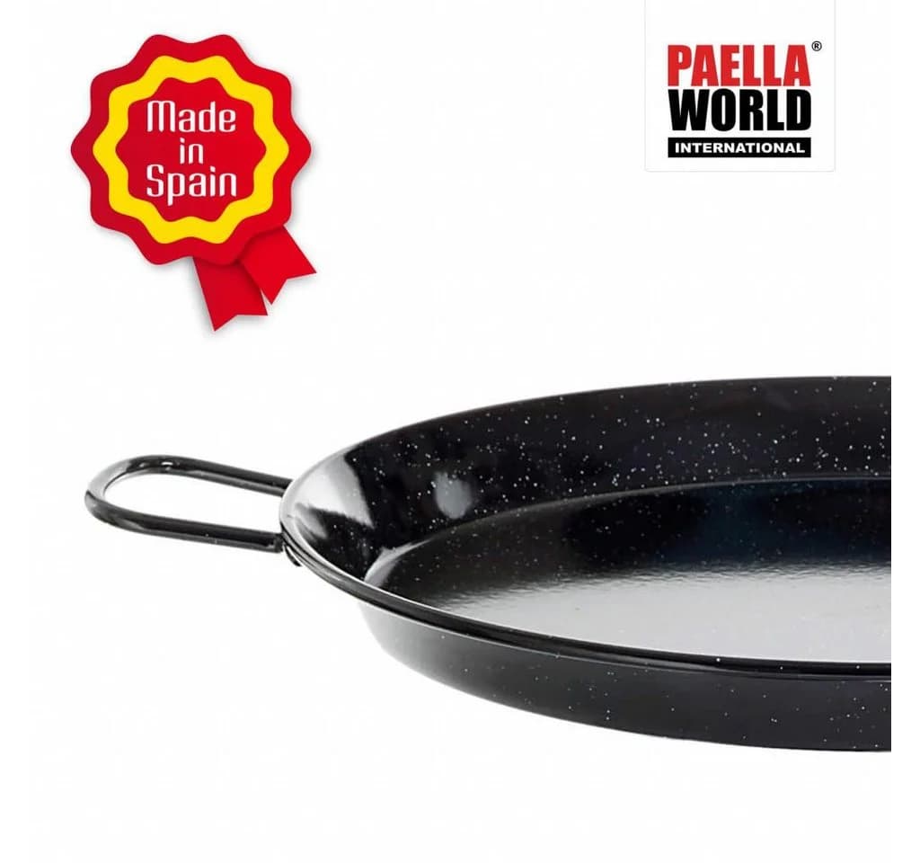 Paella World International Paellapfanne emailiert Stahl mit Griffen - Bild 2