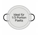 Paella World International Paellapfanne Stahl poliert mit Griffen Bild 4