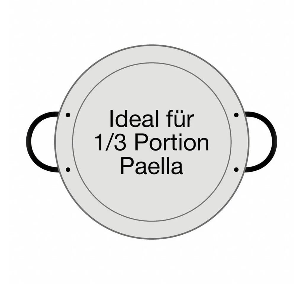 Paella World International Paellapfanne Stahl poliert mit Griffen - Bild 4