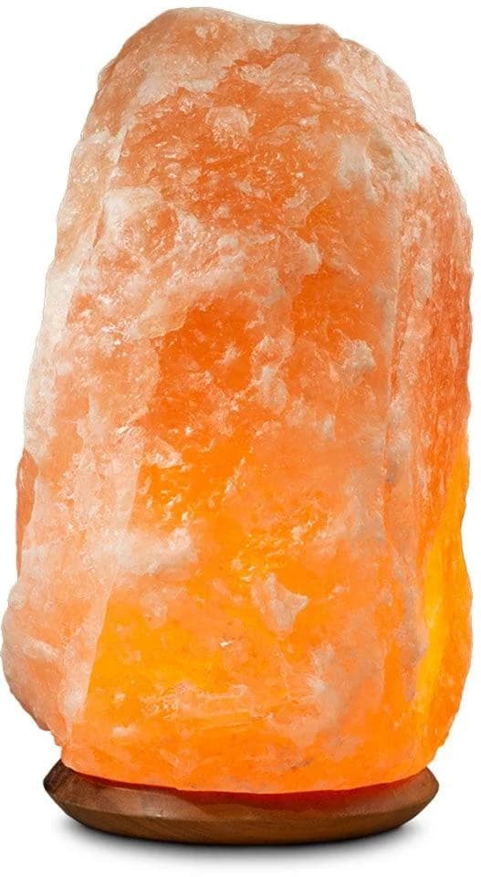 HIMALAYA SALT DREAMS Salzkristall-Tischlampe Rock Orange