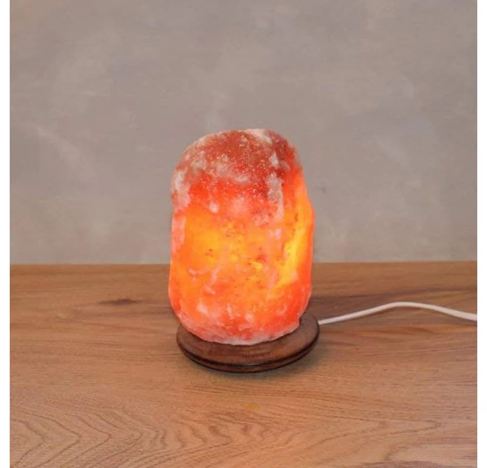 Himalaya Salt Dreams Salzkristall-Tischlampe Rock Orange