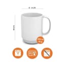 Ornamin Henkelbecher Klassik Plus Brombeer Mehrwegbecher Stapelbar Bild 3