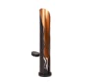 Harms Import LED Solarleuchte Stahl Schwarz Gold Feuer-Effekt Gelb IP44 Bild 5