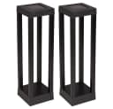 Harms Import LED Solarleuchte 2er Set Schwarz Warmweiß Bild 1