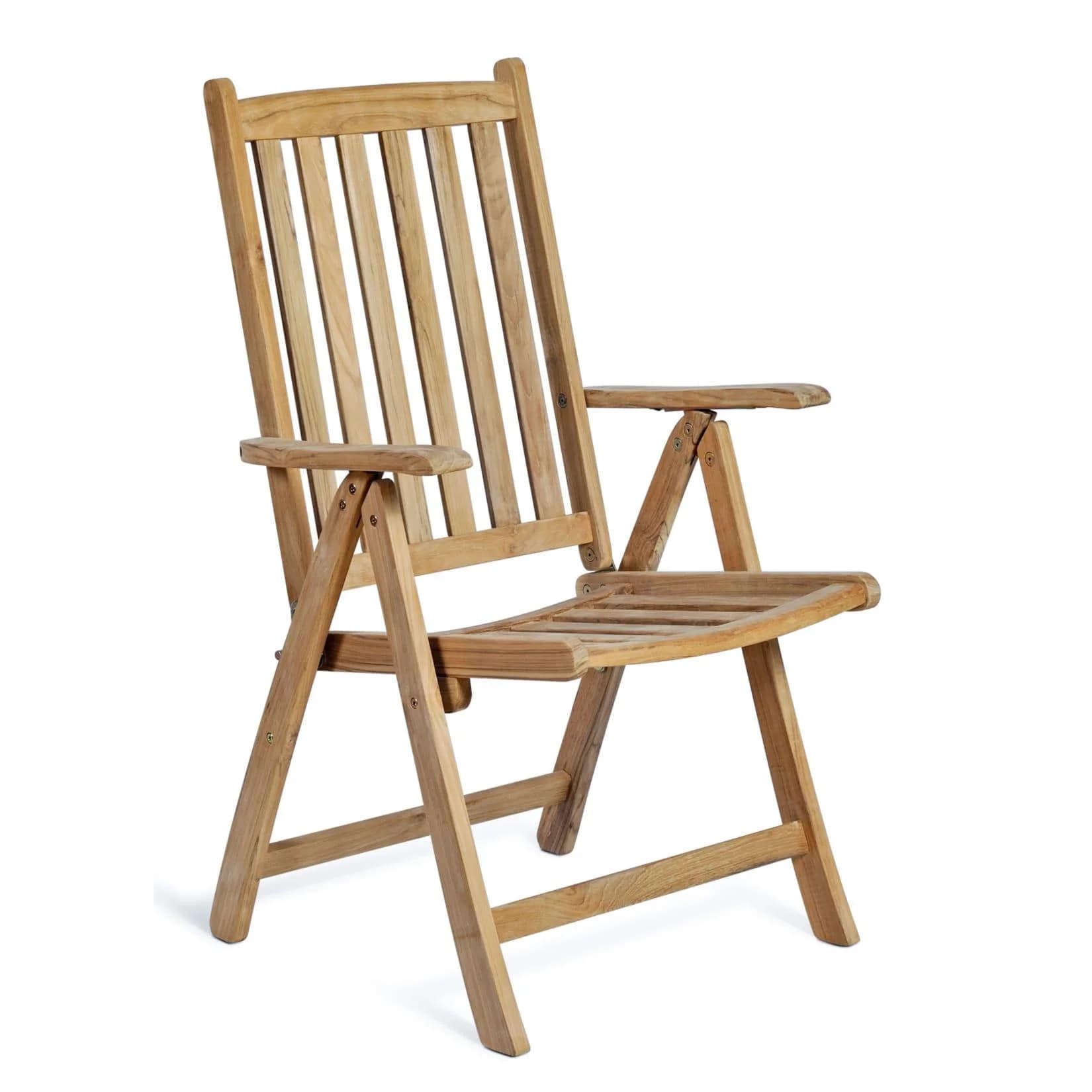 Garden Pleasure Hochlehner Solo 940131 Teak Holz Verstellbare Rückenlehne