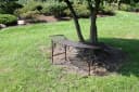Garden Pleasure Gartenbank Romantik Braun Rost Stahl Bild 4