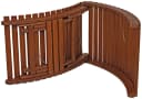 Garden Pleasure Gartenliege NASSAU Braun Eukalyptus mit Wendeauflage Bild 5