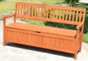 Garden Pleasure Gartenbank Houston 3-Sitzer Braun Eukalyptus Bild 5