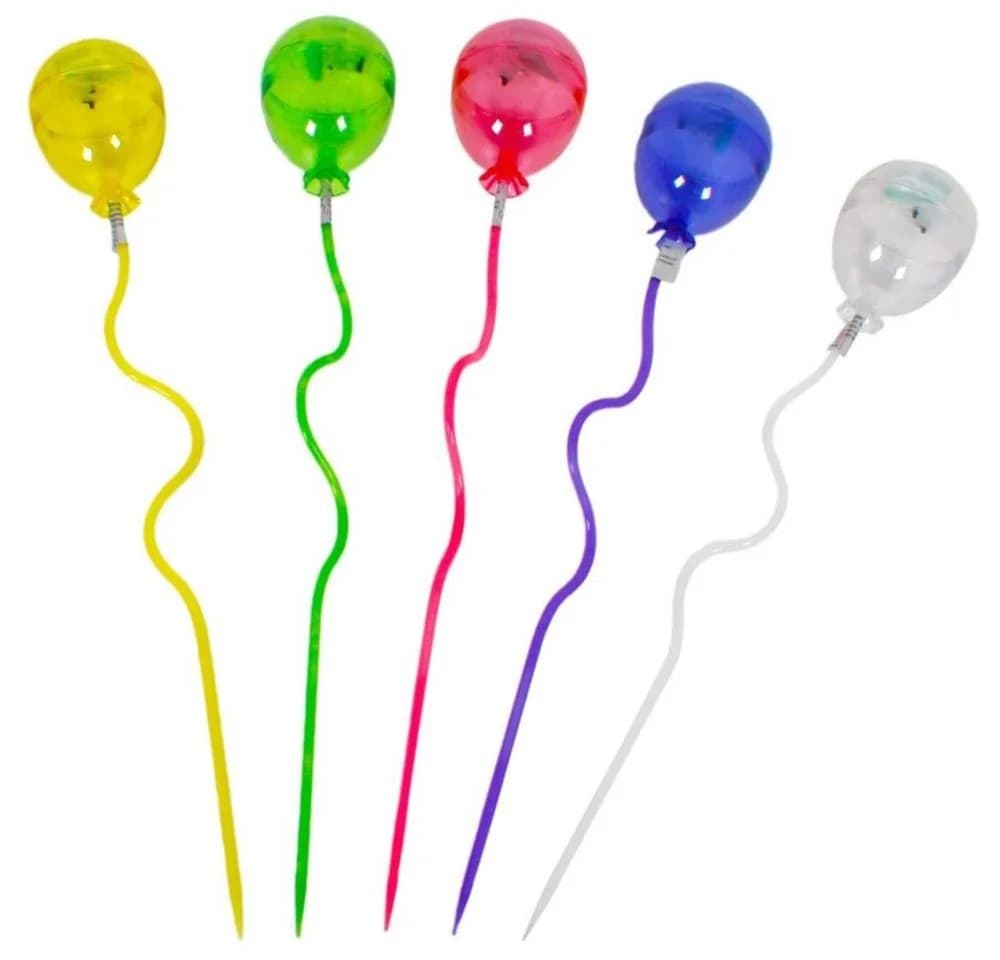 Harms Import LED Solarleuchte Luftballon 5-tlg. Bunt Warmweiß - Bild 5