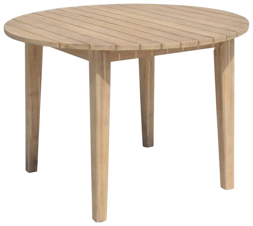 Garden Pleasure Gartentisch Arvada Rund Braun Massivholz - Bild 3