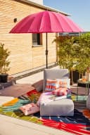 Garden Pleasure Sonnenschirm Pink 255 cm mit Handkurbel Bild 5