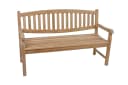 Teak Gartenbank mit Armlehne (3-Sitzer) Bild 2