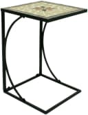 Garden Pleasure Beistelltisch Amarillo Schwarz Bunt Mosaik Metall Bild 2
